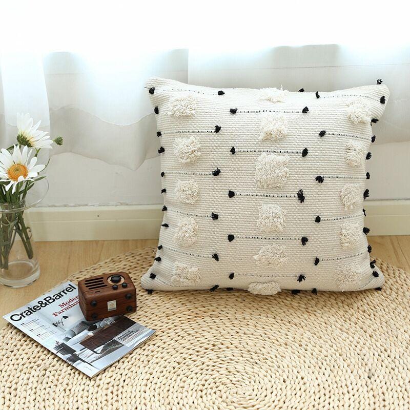 Cadell White Black Pillow Cover