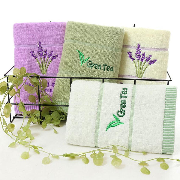 Lavender Green Tea Hand Towel
