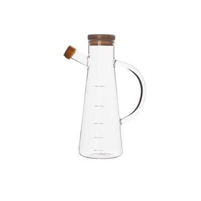 Lastra Transparent Glass Oil Bottle