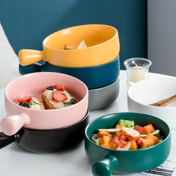 Viviano Ceramic Salad Bowls