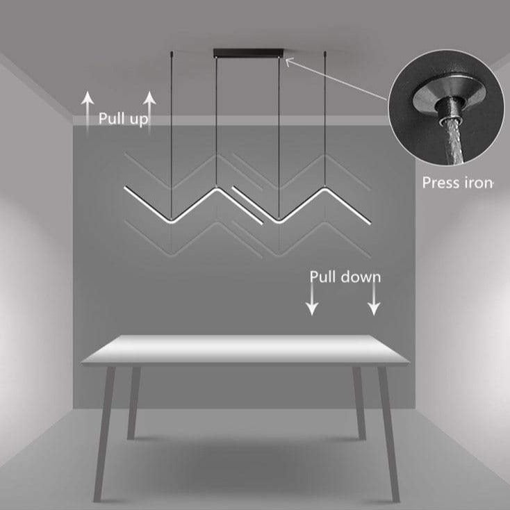 Bellino Modern LED Hanging Wire Lamp