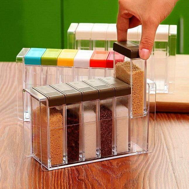 Fugate Transparent Spice Jars